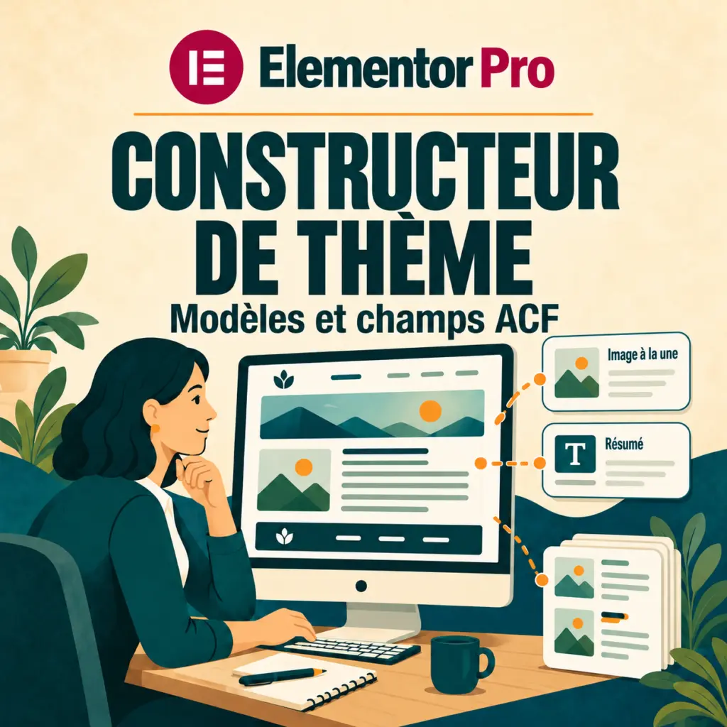 Elementor Pro : constructeur de thème, modèles de site et champs ACF.