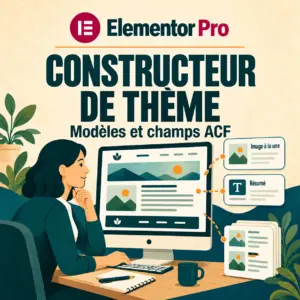 Elementor Pro : constructeur de thème, modèles de site et champs ACF.