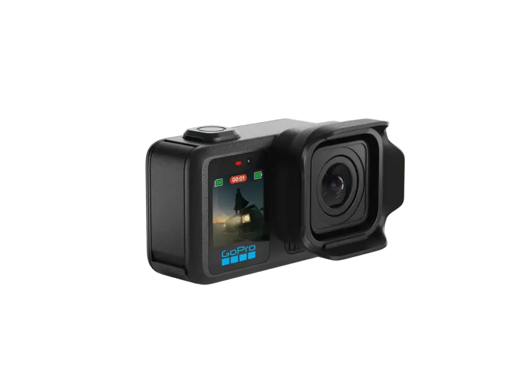 GoPro MISSION 1 standard, caméra compacte vue de trois quarts