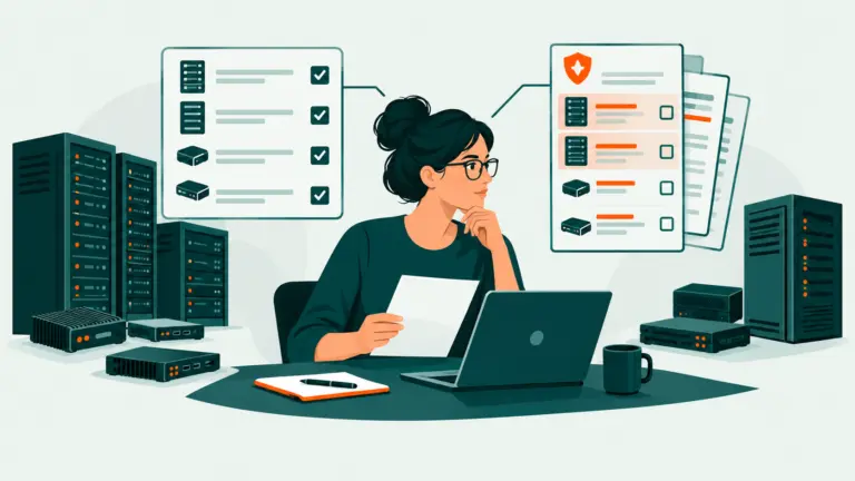 Une administratrice compare des serveurs Linux et des bulletins de sécurité pour vérifier si ses systèmes correspondent aux produits SUSE cités par le CERT-FR.
