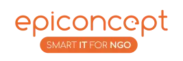 Epiconcept ONG - Logo mono orange